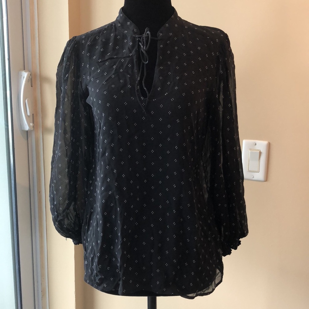 THEORY 100% Silk Blouse - Small